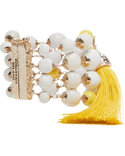 Rosantica Bracelet en perles - Métallisé