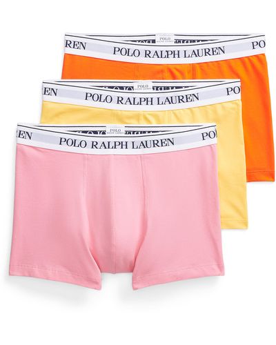 Polo Ralph Lauren Lot de trois boxers en coton - Rose