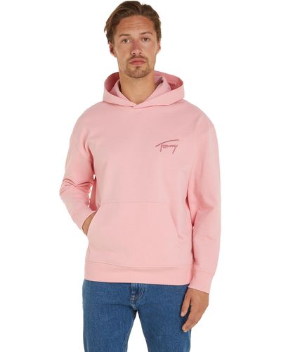 Tommy Hilfiger Hoodie en coton - Rose