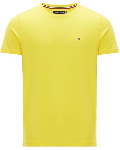 Tommy Hilfiger T-shirt en coton - Jaune