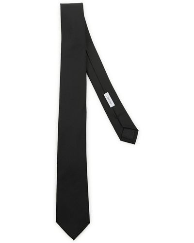 Calvin Klein Cravate en soie - Noir