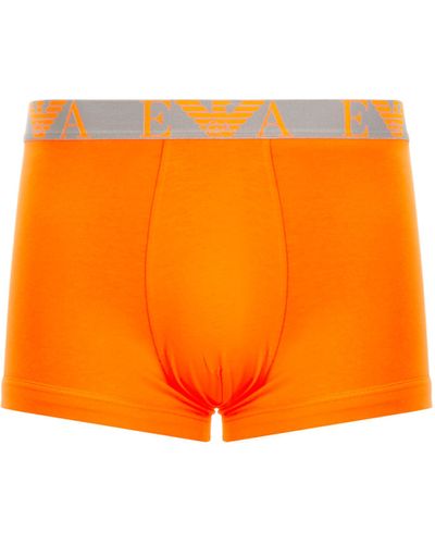 Emporio Armani Lot de trois boxers - Orange