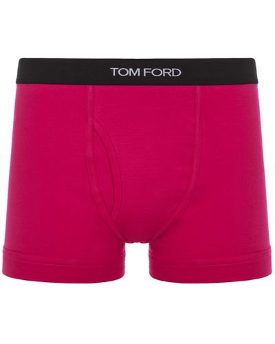 Tom Ford Boxer en coton stretch - Rose