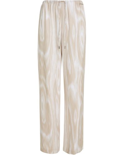 Calvin Klein Pantalon droit imprimé - Blanc