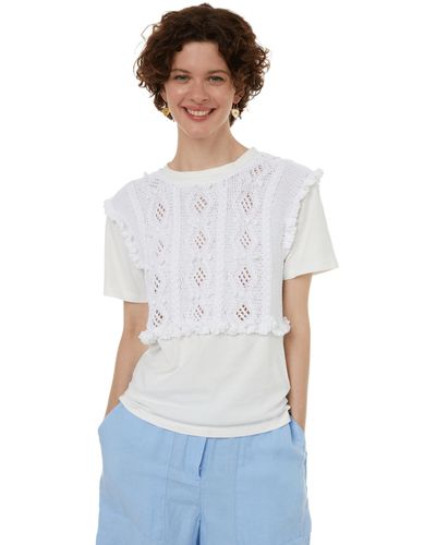 Michaela Buerger T-shirt Appolonia en coton - Blanc