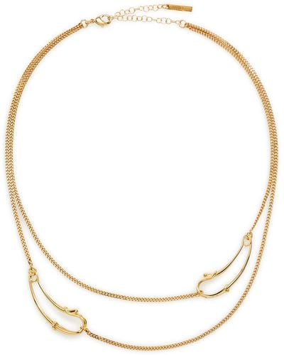 Hugo Kreit Collier Safety chain - Blanc