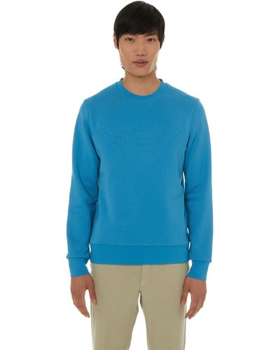 Hackett Sweatshirt à logo - Bleu