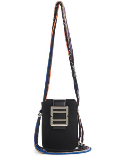 Ambush Mini sac à bandoulière à détails de cordes - Noir