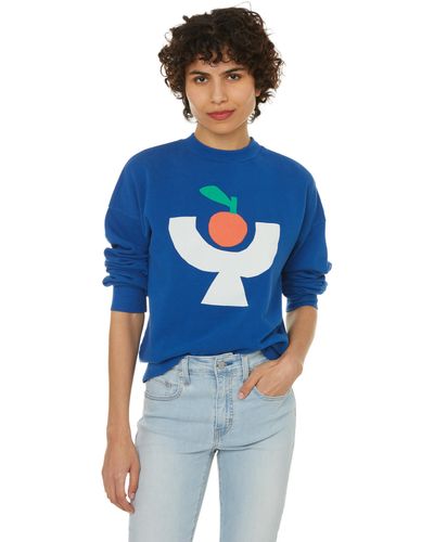 Bobo Choses Sweatshirt à motif - Bleu