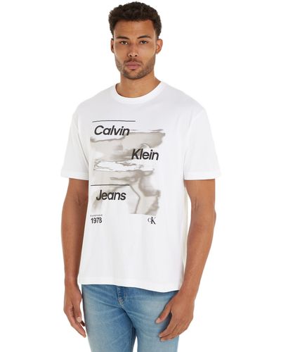 Calvin Klein T-shirt en coton - Blanc