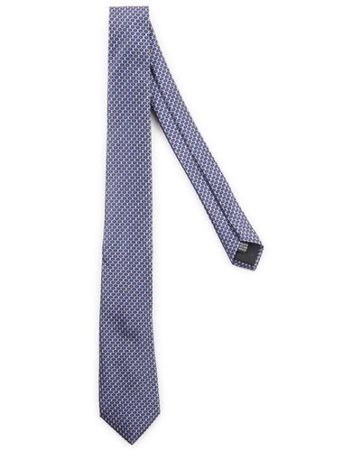 Cerruti 1881 Cravate à motif - Bleu