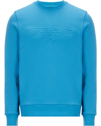 Hackett Sweatshirt à logo - Bleu