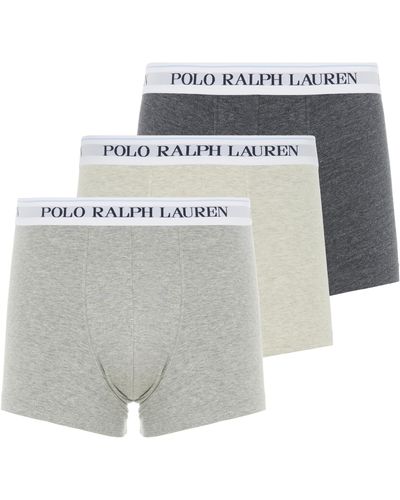 Polo Ralph Lauren Lot de trois boxers en coton - Gris