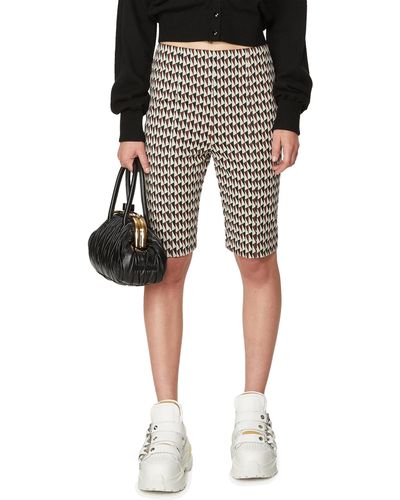 Tibi Short Jacquard - Noir