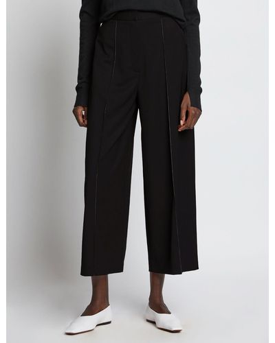 Proenza Schouler Upcycled Wool Culottes - Black