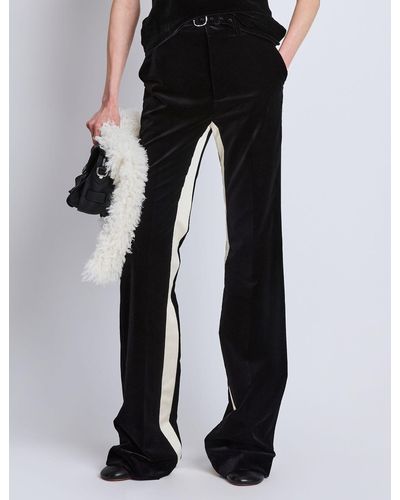 Proenza Schouler Velvet Suiting Pants - Black
