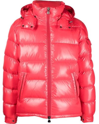 Moncler Maya Zip-up Jacket - Red