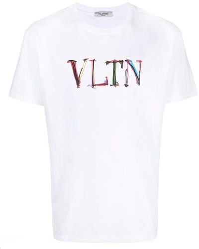 Valentino Logo Print T-shirt - White