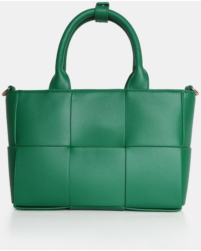 Public Desire The Rumi Green Small Tote Handbag