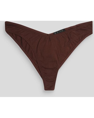 Public Desire Curve V Front Knicker Chocolate - Brown