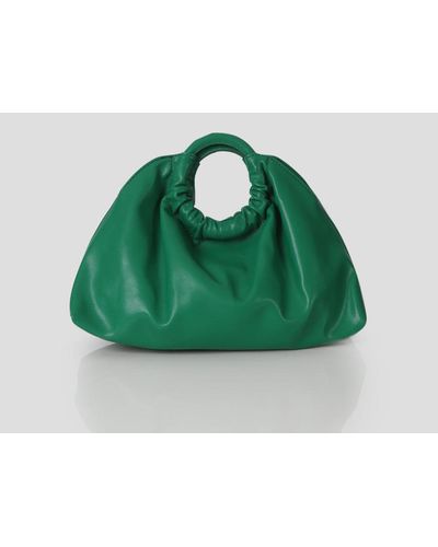 Public Desire The Darcie Green Round Grab Handle Oversized Clutch Bag