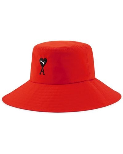 PUMA X Ami Bucket Hat - Red