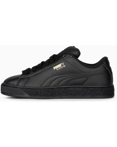 PUMA Suede Xl Leather Trainers - Black