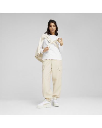 PUMA Dare To Relaxed Trousers Wv - White