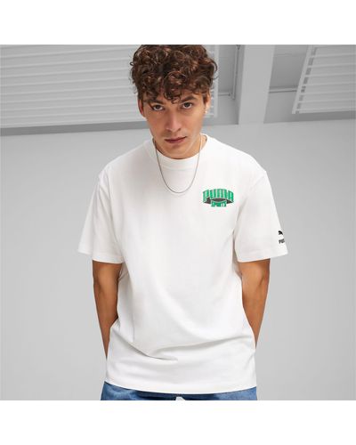 PUMA T-Shirt grafica Team da - Bianco