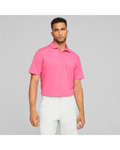 PUMA Polo de Golf s Palm Tree Crew - Rosa