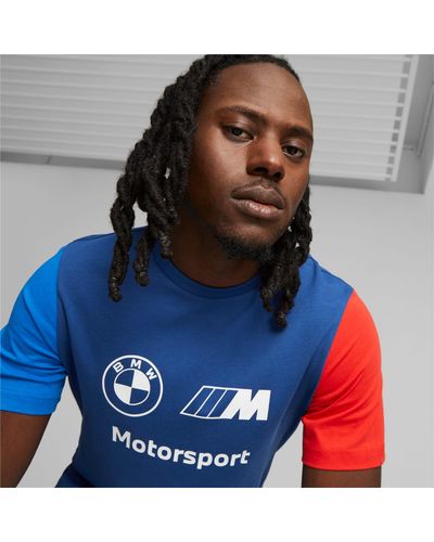 PUMA BMW M Motorsport ESS Logo-T-Shirt - Grau