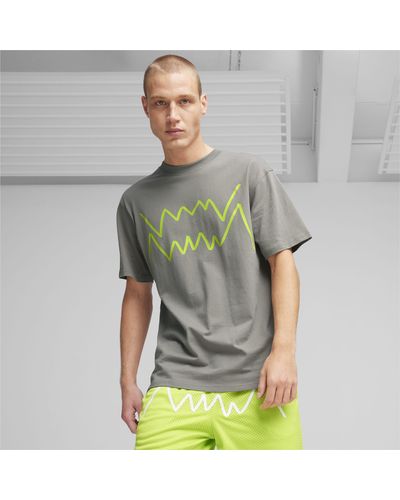 PUMA Jaws Core Basketball T-shirt - Green