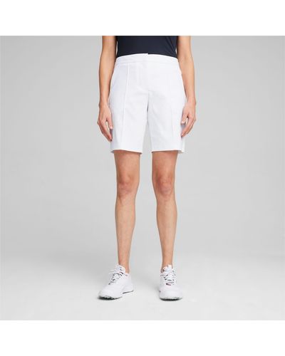 PUMA W Costa 8.5" Golf Shorts - White
