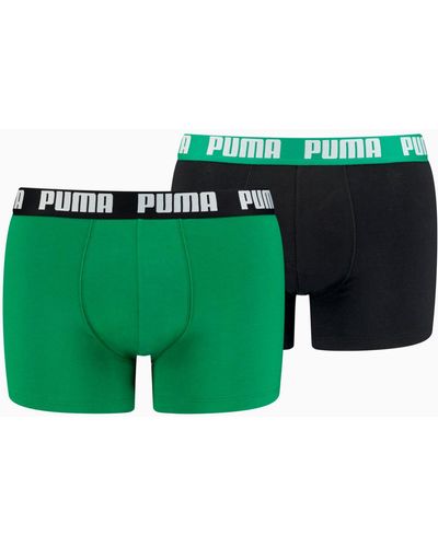 PUMA Basic Boxershorts - Groen