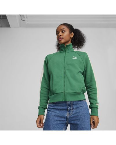 PUMA Veste De Survêtement Iconic T7 - Vert