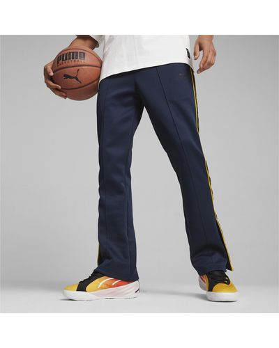 PUMA Showtime Hoops Basketball Double Knit Pants - Blue