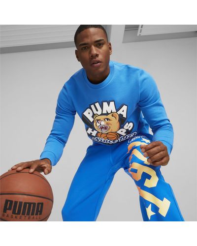 PUMA Dylan Basketbal-sweatshirt - Blauw