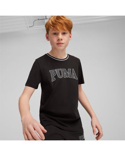 PUMA SQUAD T-Shirt Teenager - Schwarz