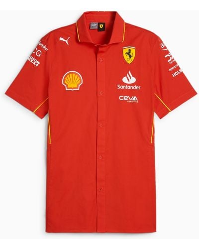 PUMA Scuderia Ferrari 2024 Replica Collection Team Shirt - Red
