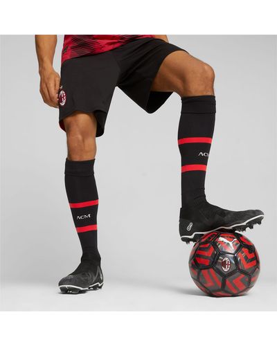 PUMA Shorts de Fútbol AC Milan - Negro