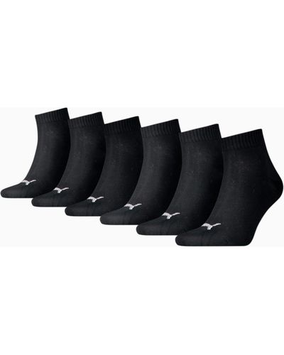 PUMA Kurze Crew-Socken im 6er-Pack - Schwarz