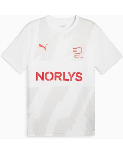 PUMA Camiseta de Balonmano Dinamarca Visitante - Blanco