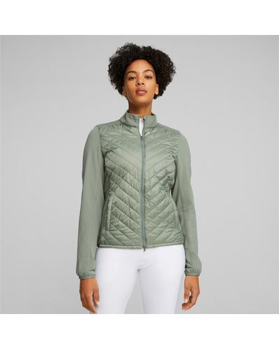 PUMA Frost Golf Quilted Jacket - Green