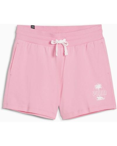 PUMA ESS+ PALM RESORT Shorts - Pink