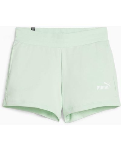 PUMA Essentials 4" Sweat Shorts - Green
