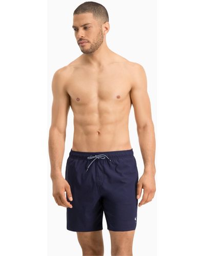 PUMA Short De Bain Semi-long Swim - Bleu