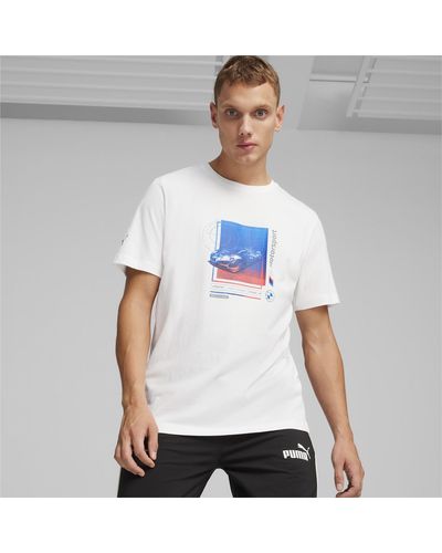 PUMA BMW M Motorsport T-Shirt mit Motorsport-Grafik - Weiß