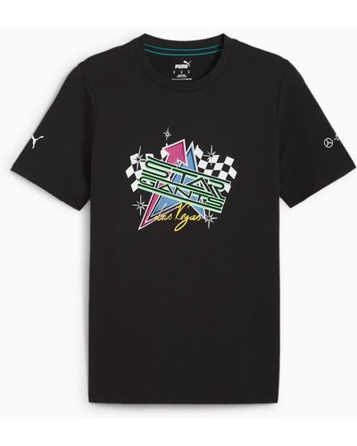 PUMA Mercedes-amg Petronas Motorsport F1 Garage Crew Las Vegas T-shirt - Black