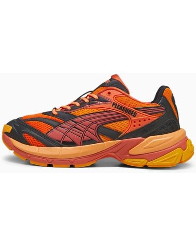 PUMA X PLEASURES Velophasis Layers Sneakers Schuhe - Orange