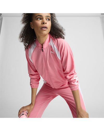 PUMA Fit Woven Fashion Jacket - Pink